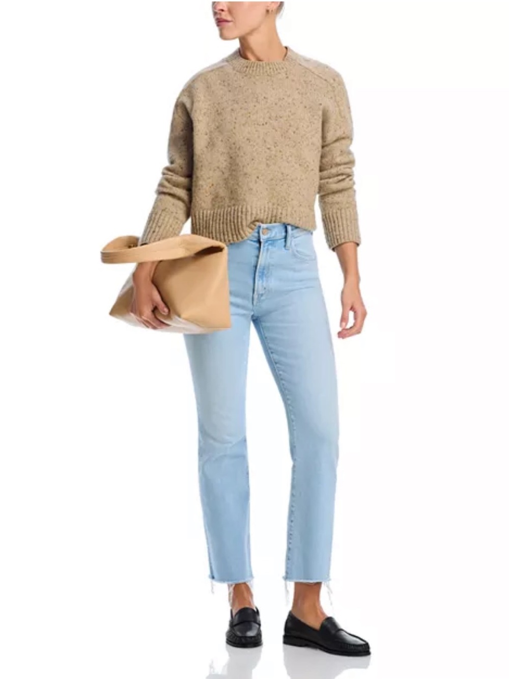 NWT Mother jeans size 28P Lil Hustler ankle fray